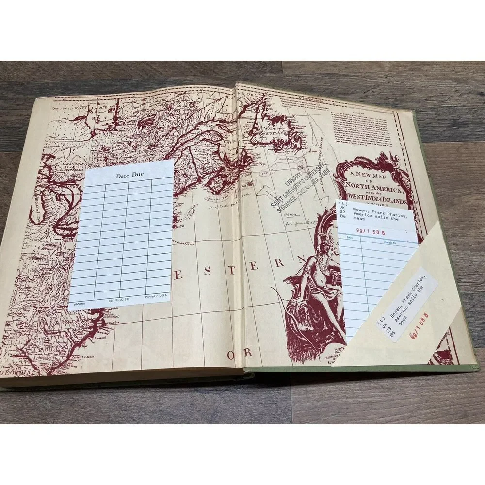 America Sails the Seas: History and Romance by Frank C. Bowen, 1938, 1st Edition